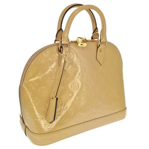 Louis Vuitton Alma Handbag Vernis Patent Vernis Leather LV Bag Enamel
